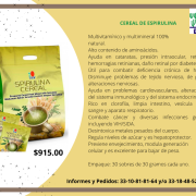 SPIRULINA CEREAL - 2021